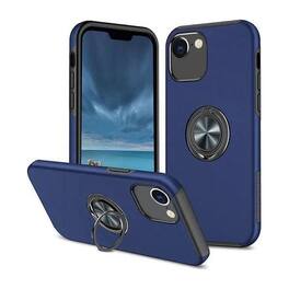 Entronix - iPhone 16E Case with 360º Circular Ring Gripstand - Blue