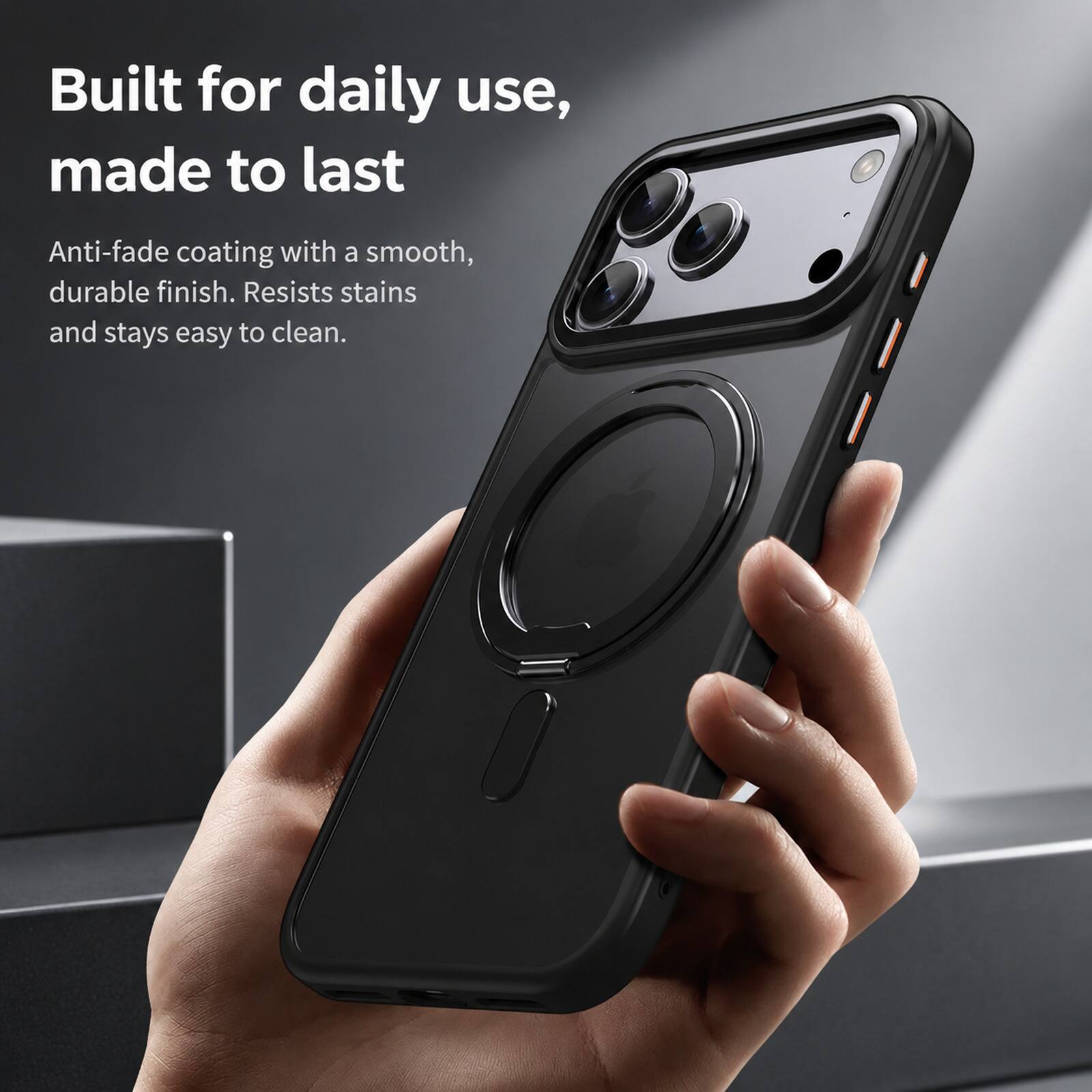 Built for daily use, made to last

Anti-fade coating with a smooth, durable finish. Resists stains and stays easy to clean.