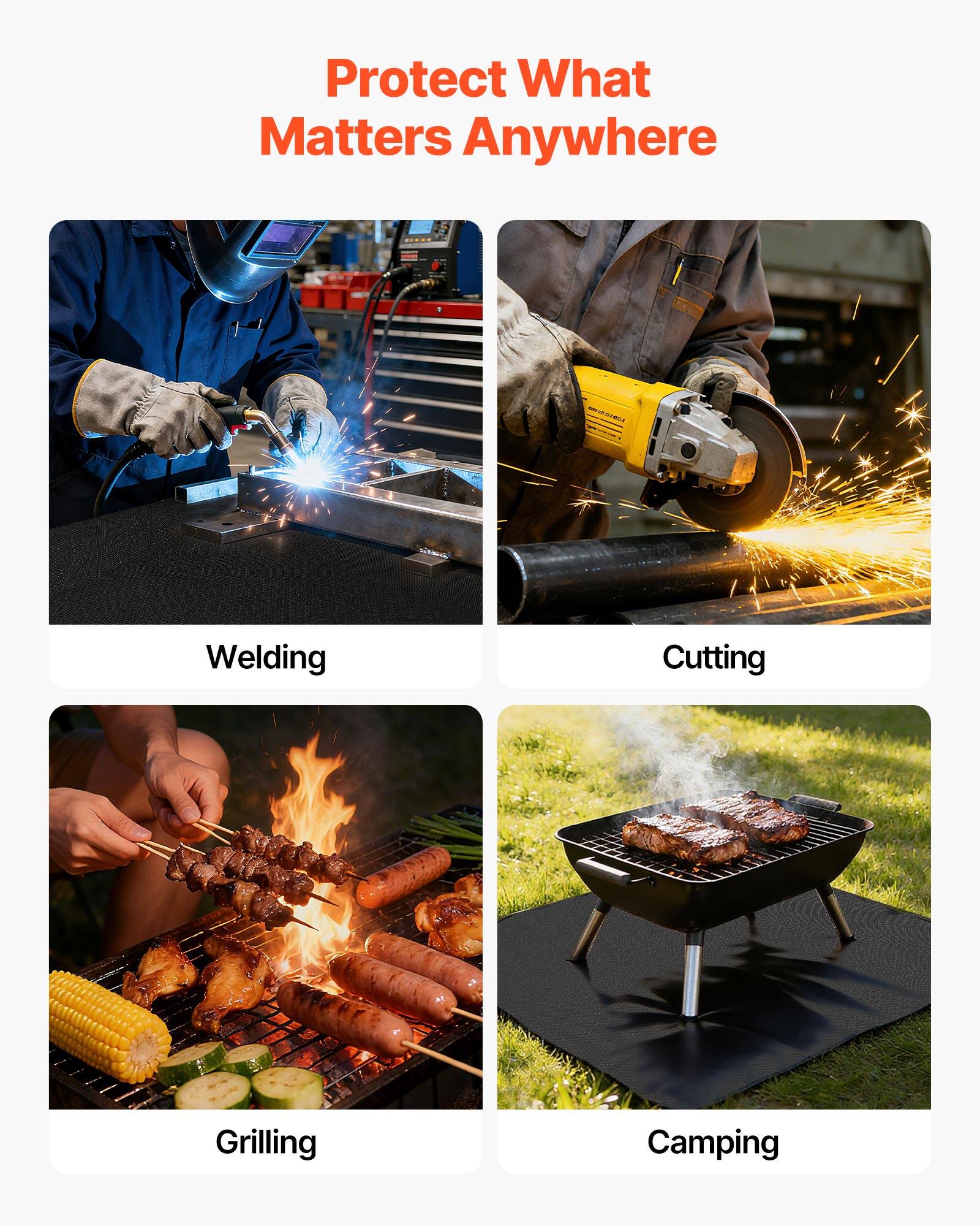 Protect What Matters Anywhere

- Welding
- Cutting
- Grilling
- Camping