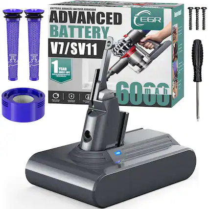 BATTERIE AVANCÉE/BATERIA AVANZADA
ADVANCED BATTERY V7/SV11
1 YEAR SHELF LIFE
6000 mAh
EGR
EGR III
Short Circuit Protection
Overcharge Protection
Deep Discharge Protection
EGR III