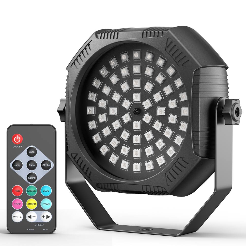 UKing - Par Light 60LED RGB DMX Strobe Stage Lighting Party Disco DJ Lights