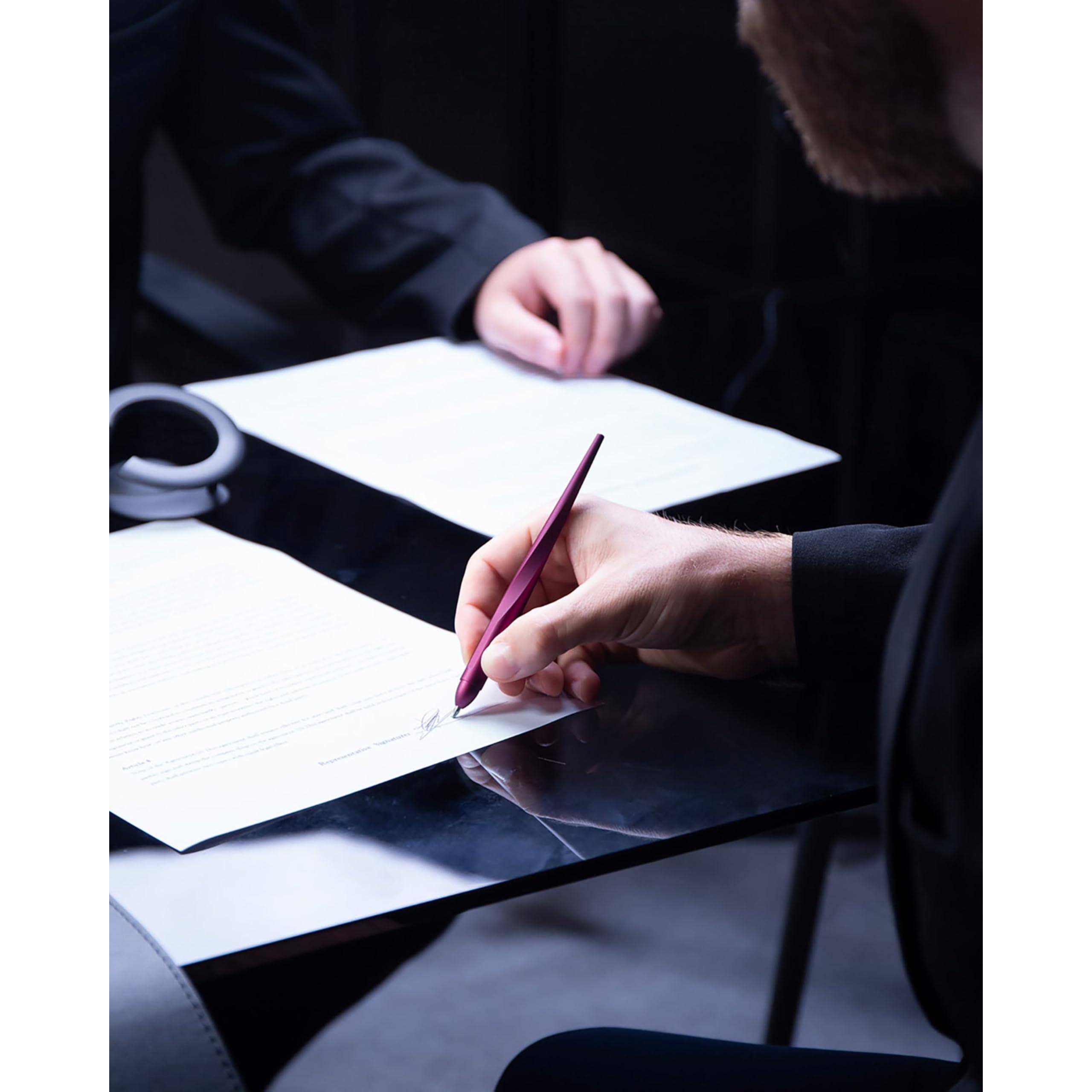 Alt View 7. Paradigms Interiors - Hoverpen Interstellar Mars Magma Ballpoint Pen Unisex 23.5 Degree Angle Schmidt Cartridges Smooth Writing No Spills S....