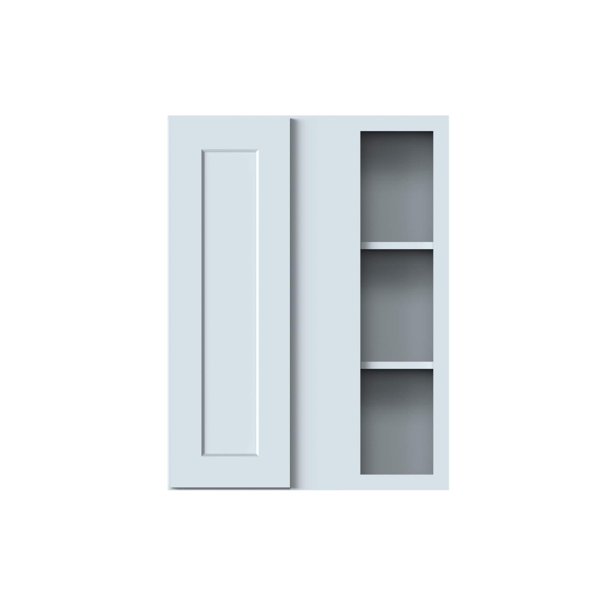 Boyel Living - Standard Corner Wall Cabinets 36.Wx12in.H Ready to Assemble Kitchen Cabinets - DOVE GRAY