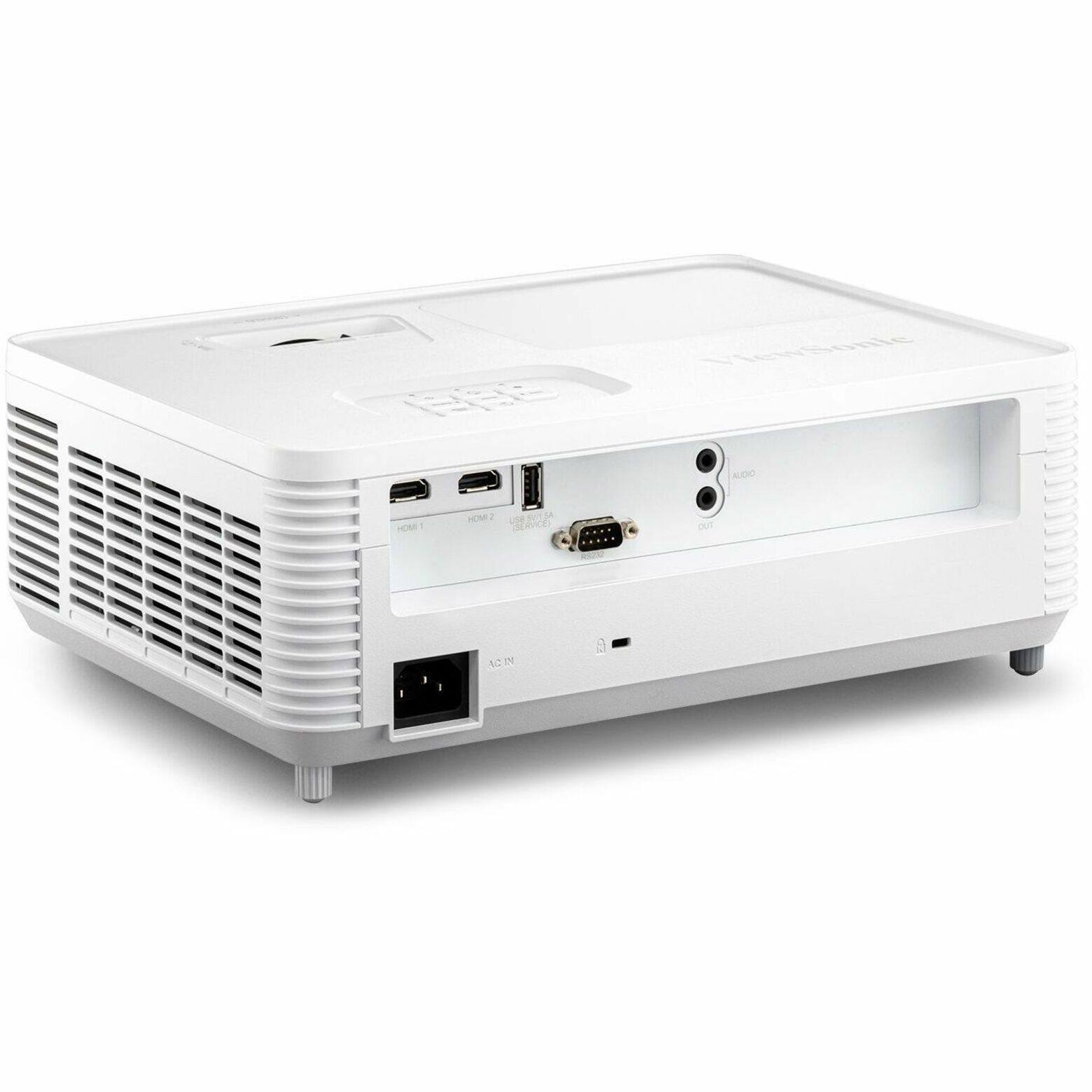 Alt View 17. ViewSonic - Home and Office PA503HD 1080P DLP Projector - White.