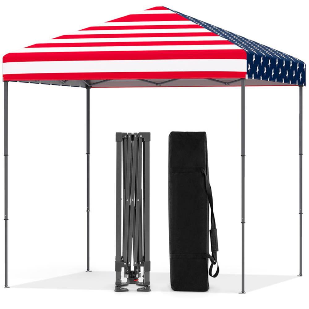 Alt View 8. Kadyn - Canopy, Outdoor Canopy Tent,6.6 x 6.6 Feet Outdoor Pop-up Canopy Tent with UPF 50+ Sun Protection-Multicolor.