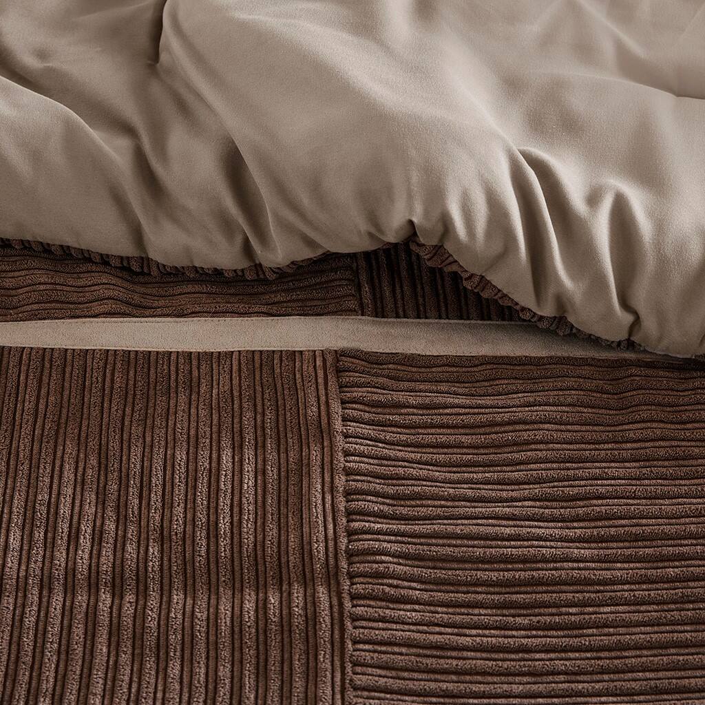 Alt View 5. Gracie Mills - Gracie Mills Barlow 7-Piece Comforter Set in Taupe and Chocolate Brown - Brown.