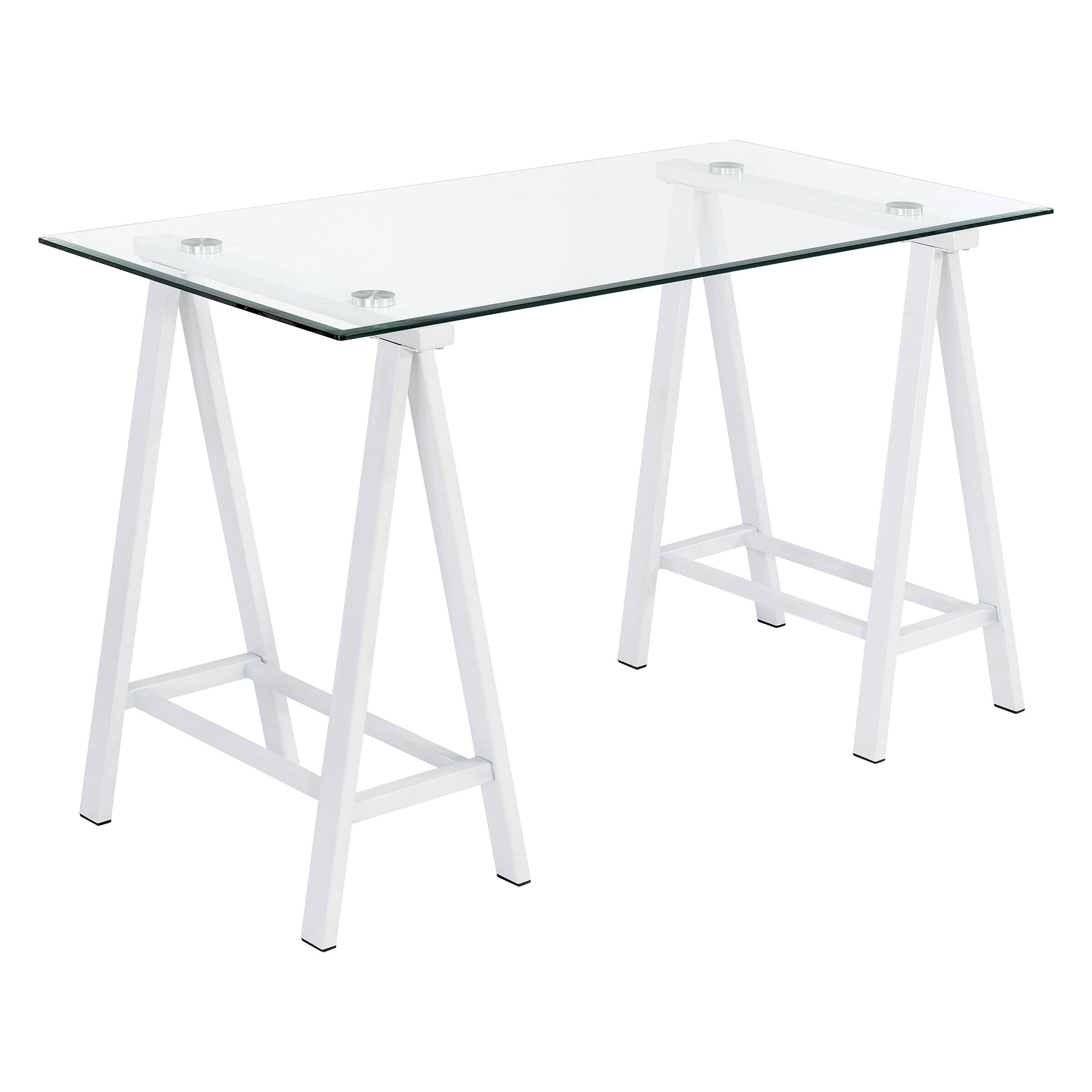 Angle. OSP Home Furnishings - Middleton desk - White.