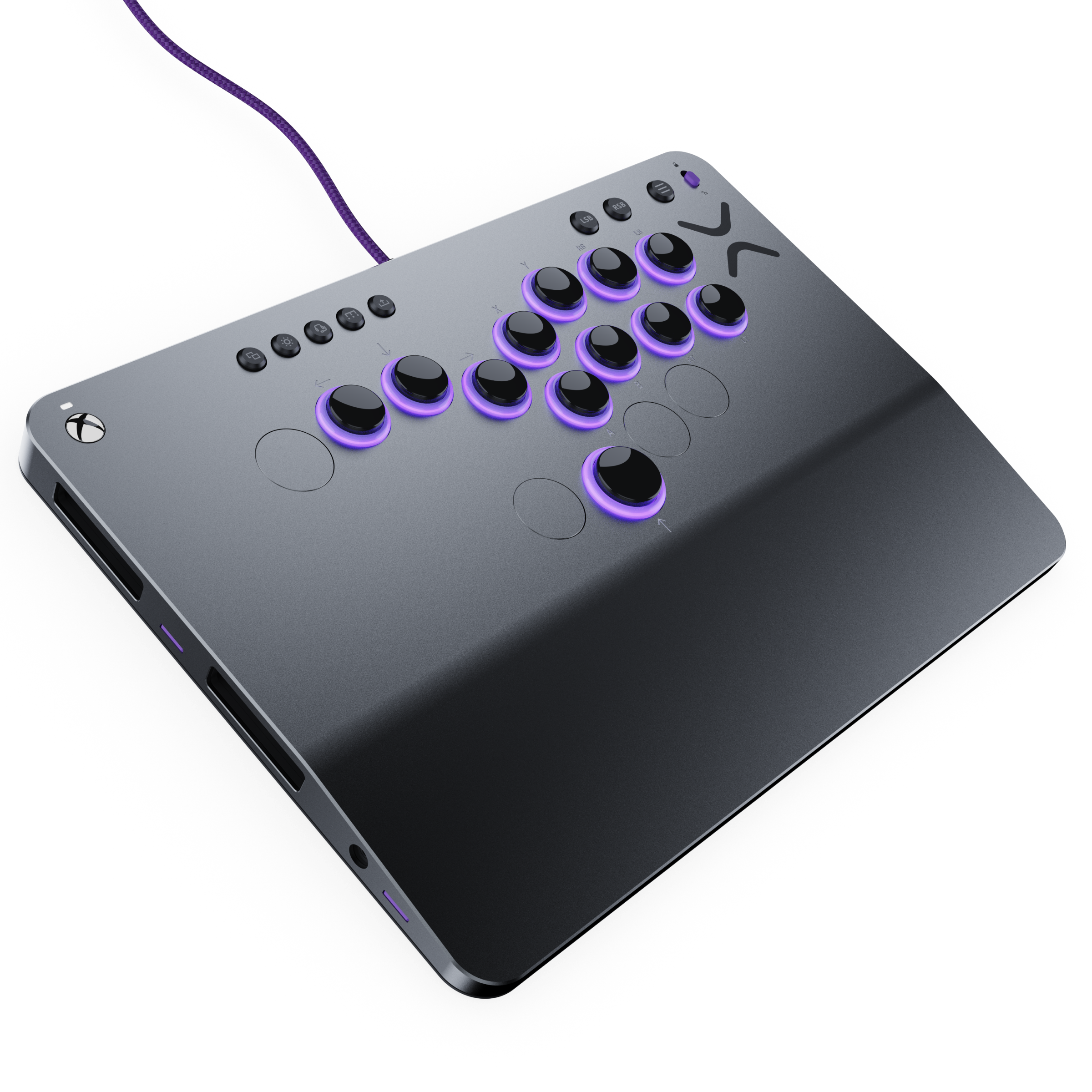 Alt View 4. Turtle Beach - Victrix™ Pro KO™ Leverless Fight Stick for Xbox - Black.