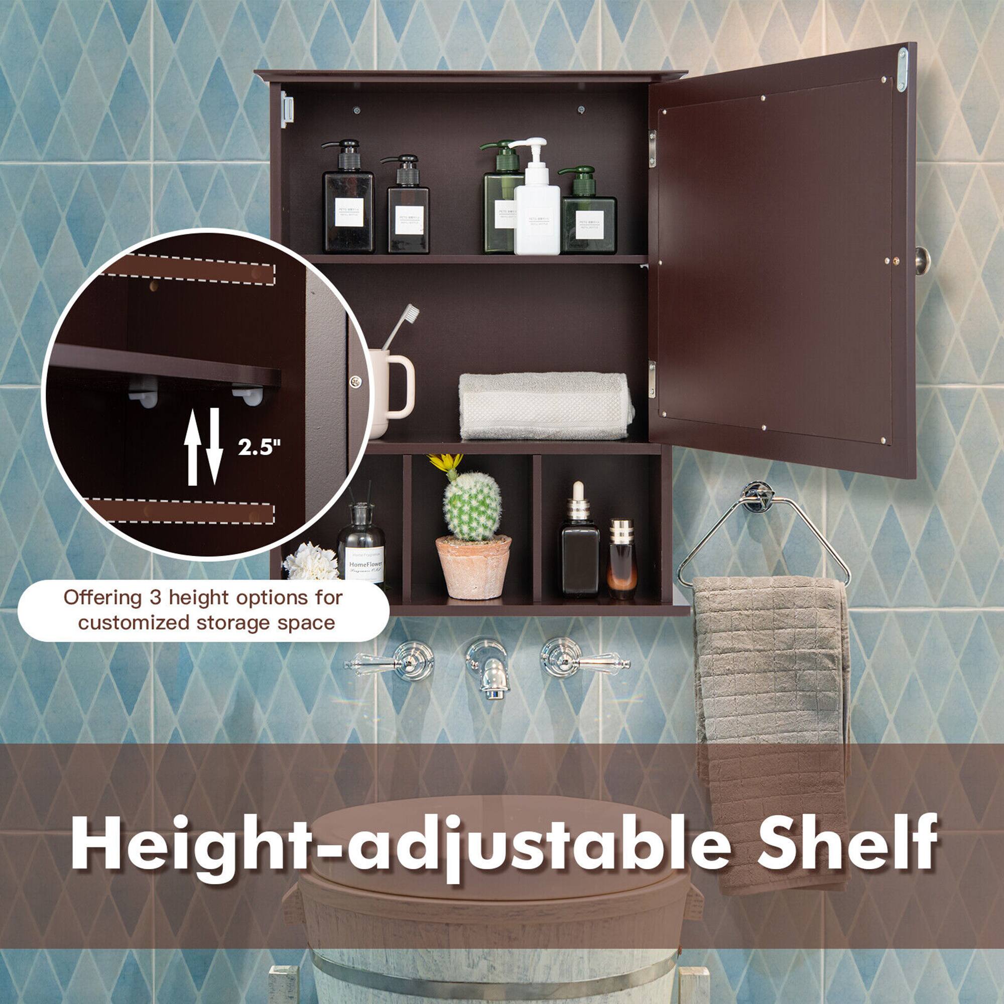 2.5"  
Offering 3 height options for customized storage space  
Height-adjustable Shelf