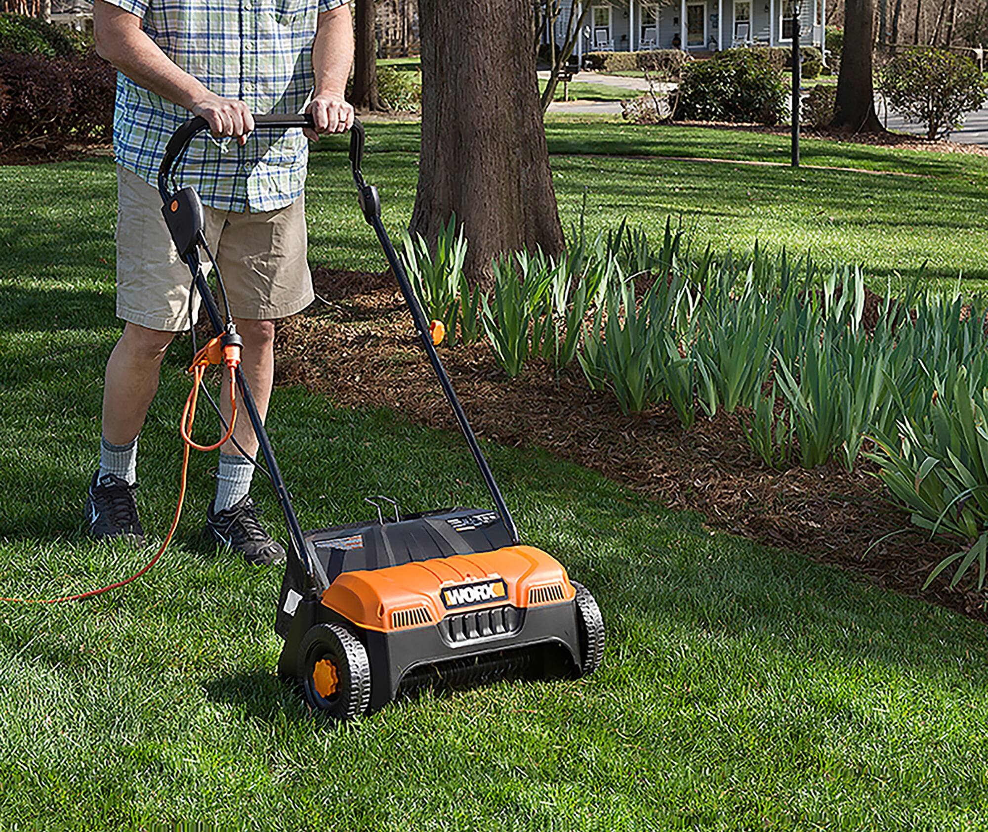 Alt View 12. WORX - 12 AMP 14" Electric Dethatcher - Black.