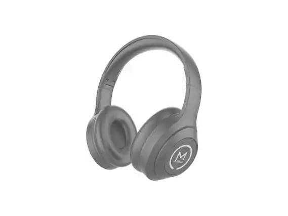 Front. Morpheus 360 - Morpheus 360 Comfort Plus Wireless Headphones - Bluetooth with Mic, 10H Playtime (Grey) - Blue.