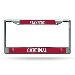 Rico Industries - Stanford Cardinal Chrome Metal License Plate Frame - Multi