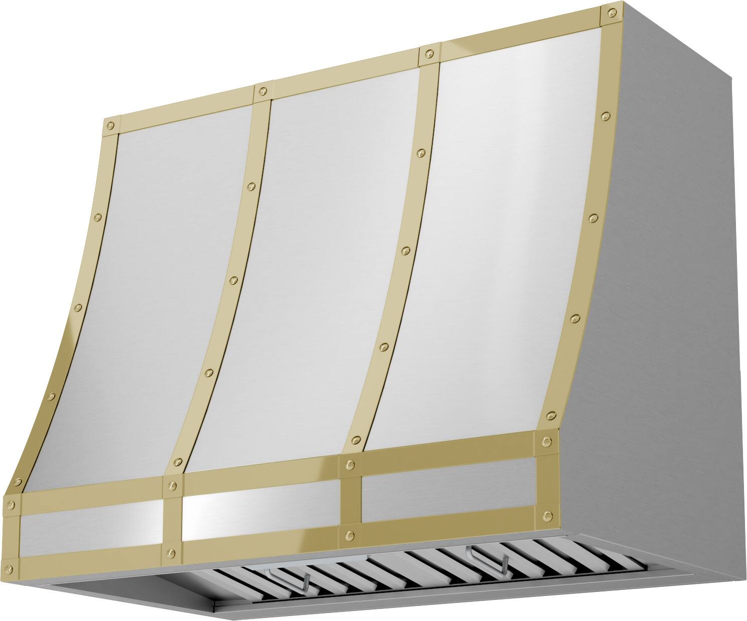 Alt View 18. Zephyr - Banding Kit for Zephyr Forte Range Hood CHFT36ASX - Polished Gold.