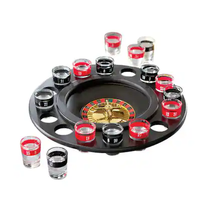 Front. American Atelier - Drinking Roulette Game Set.