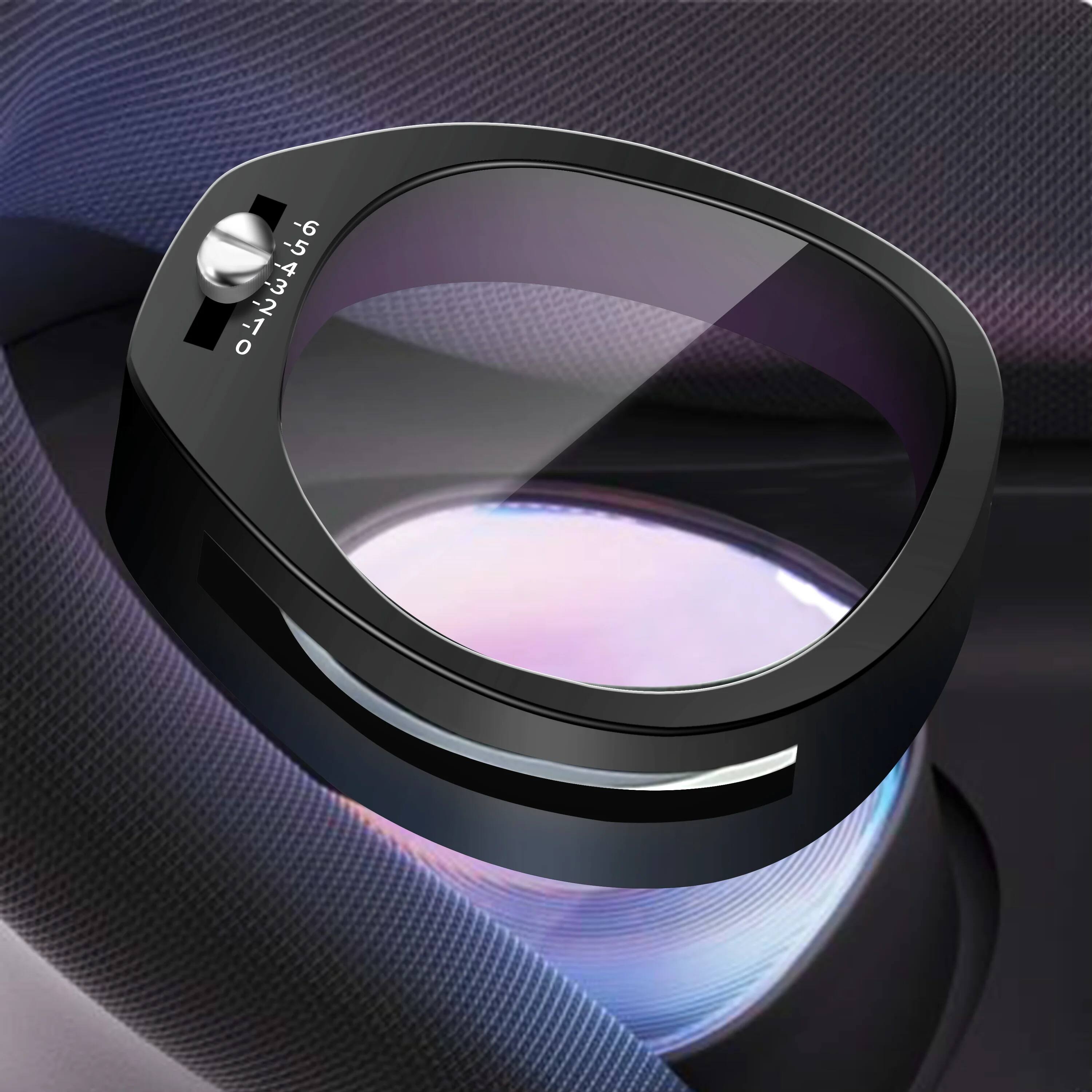 Alt View 2. VOY - Adjustable VR Prescription Lenses for Meta Quest 3S/2 - Black.