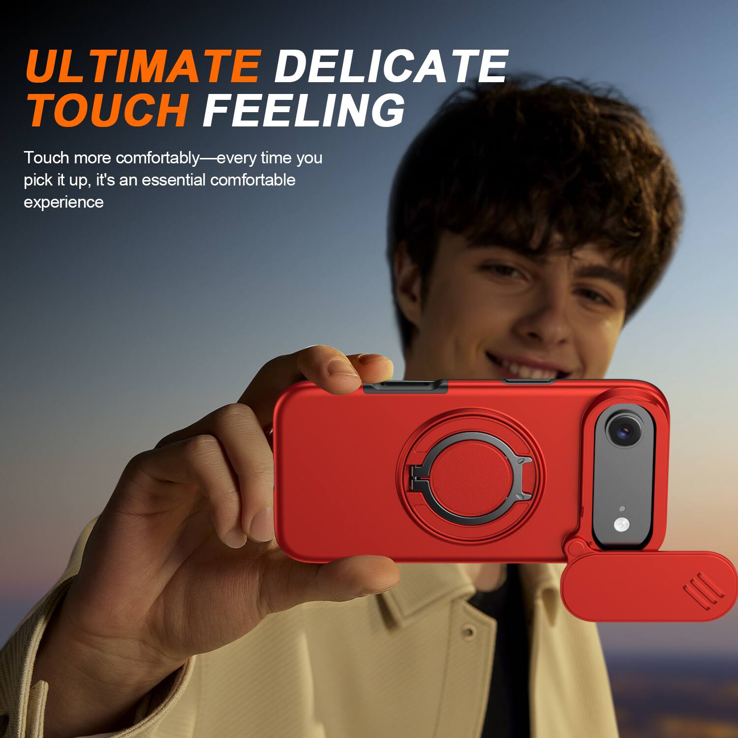 ULTIMATE DELICATE TOUCH FEELING

Touch more comfortably—every time you pick it up, it's an essential comfortable experience