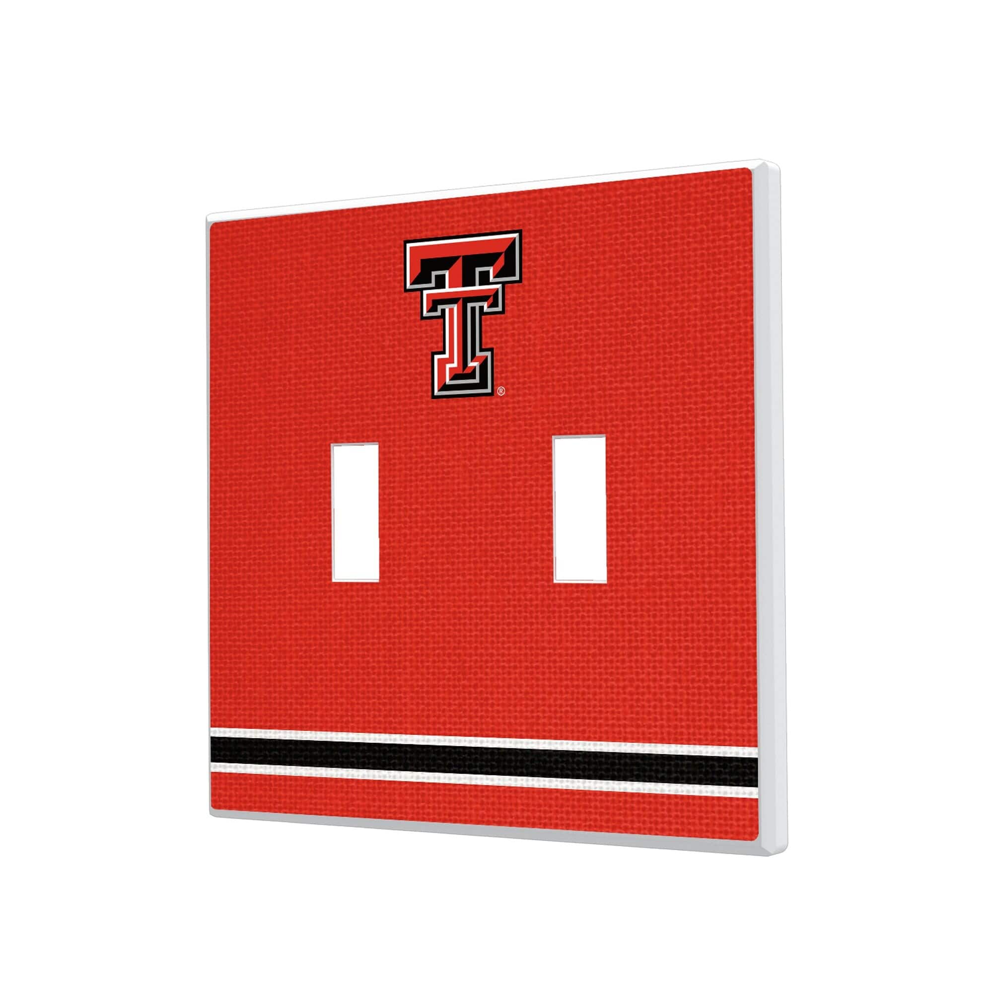 Keyscaper - Texas Tech Red Raiders Stripe Design Double Toggle Light Switch Plate - Multicolor price history on PriceWatchPro