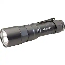 SureFire - EDC1-DFT Dual-Fuel Turbo LED Flashlight - Black