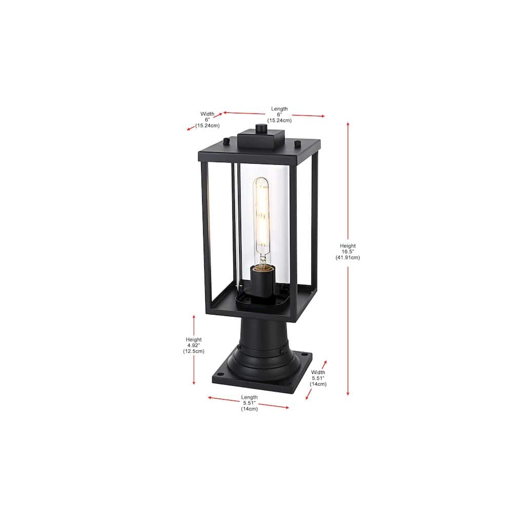 Elegant Lighting - Memphis 7 inch Outdoor Pendant - Black price history on PriceWatchPro