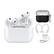 Front. Apple - Apple AirPods Pro (3rd generation) Black Bundle With Accessories.
