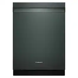 KitchenAid - 24" Top Control Built-In Dishwasher with Third Rack, Advanced ProDry System, Ultra-bright LED Lighting - Juniper