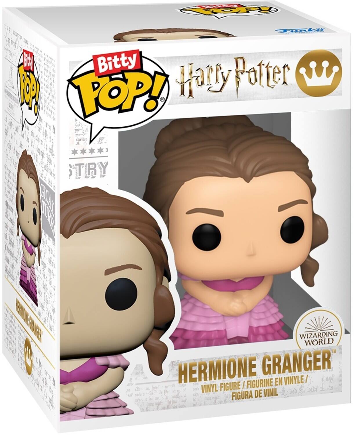 Bitty Pop!  
Harry Potter  
TRY  
HERMIONE GRANGER  
VINYL FIGURE / FIGURINE EN VINYLE / FIGURA DE VINIL  
WIZARDING WORLD