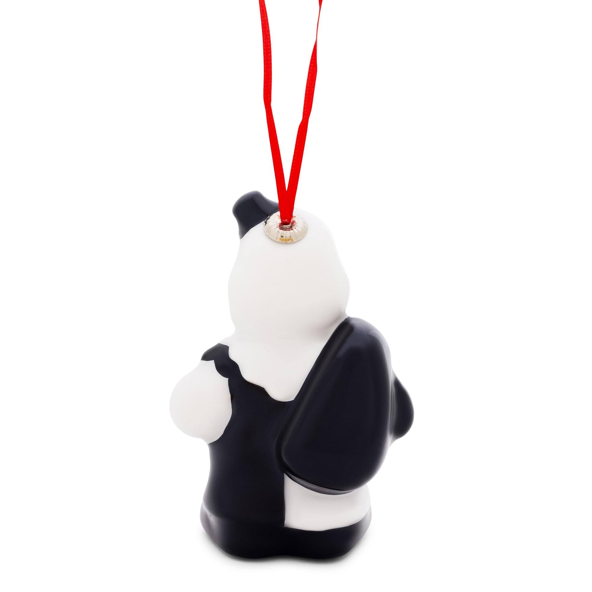 Alt View 10. Surreal Entertainment - Terrifier Art The Clown 4-Inch Shatterproof Decoupage Ornament - White.