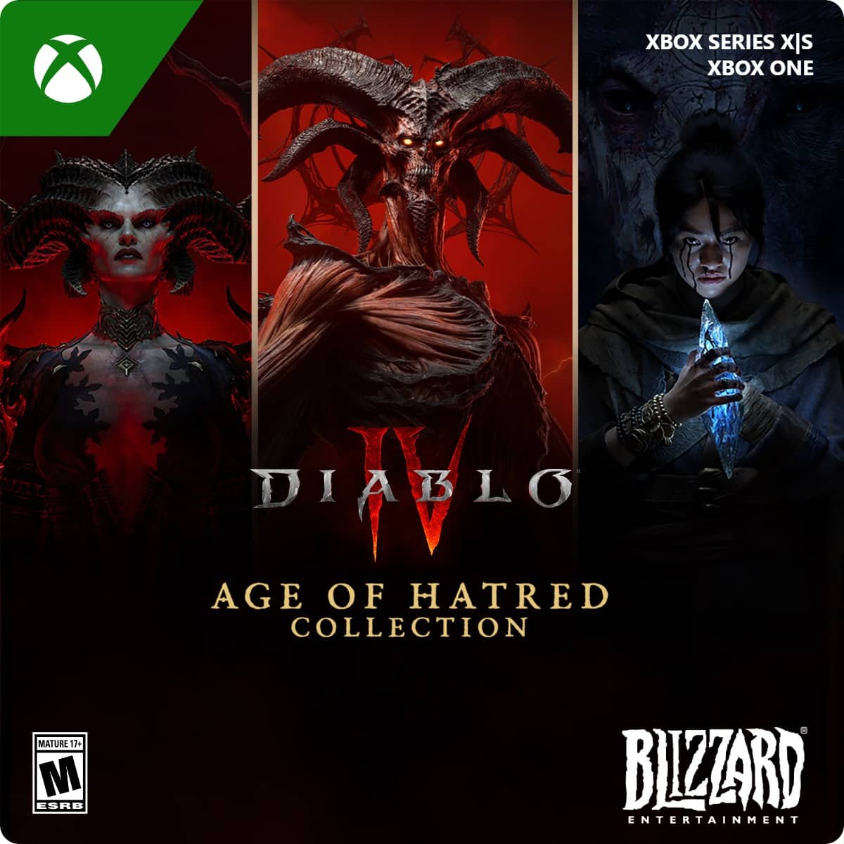 XBOX SERIES X/S XBOX ONE  
DIABLO  
AGE OF HATRED COLLECTION  
MATURE 17+  
ESRB  
BLIZZARD ENTERTAINMENT