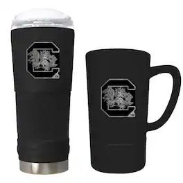 Great American Products - South Carolina Gamecocks 24oz. Stealth Draft Tumbler and 15oz. Stealth Jump Mug Set - Multicolor