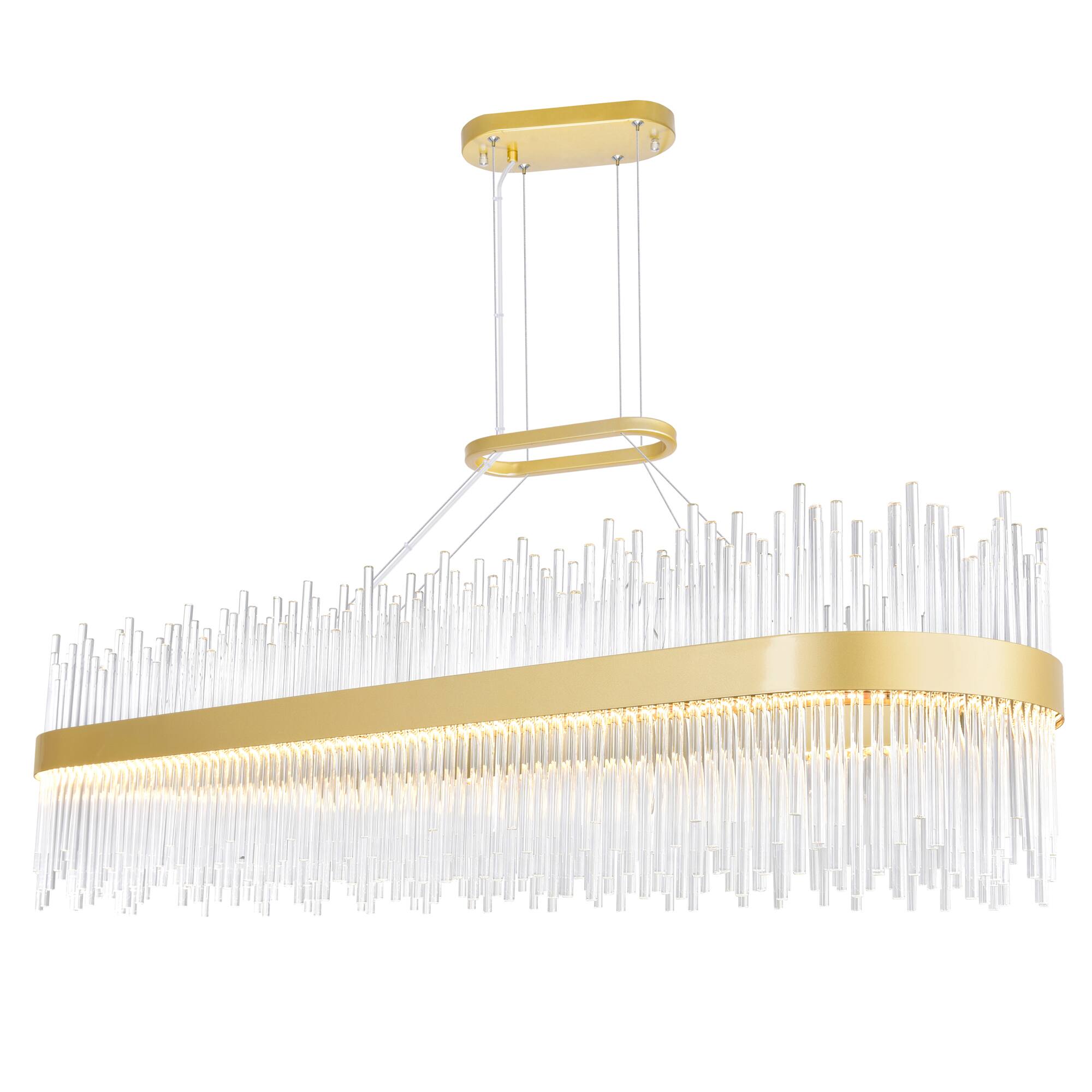 Back. CWI Lighting - Genevieve LED Chandelier With Medallion Gold Finish - Medallion Gold.