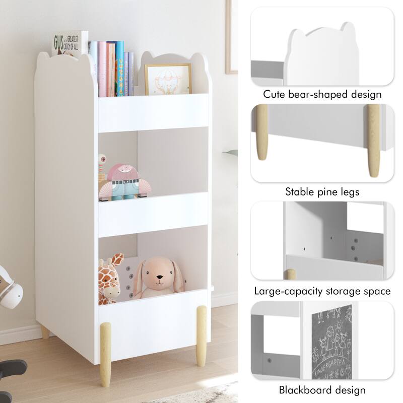 EA BUS G CATCOF I UAE Cute bear-shaped design - Stable pine legs - Large-capacity storage space - Blackboard design