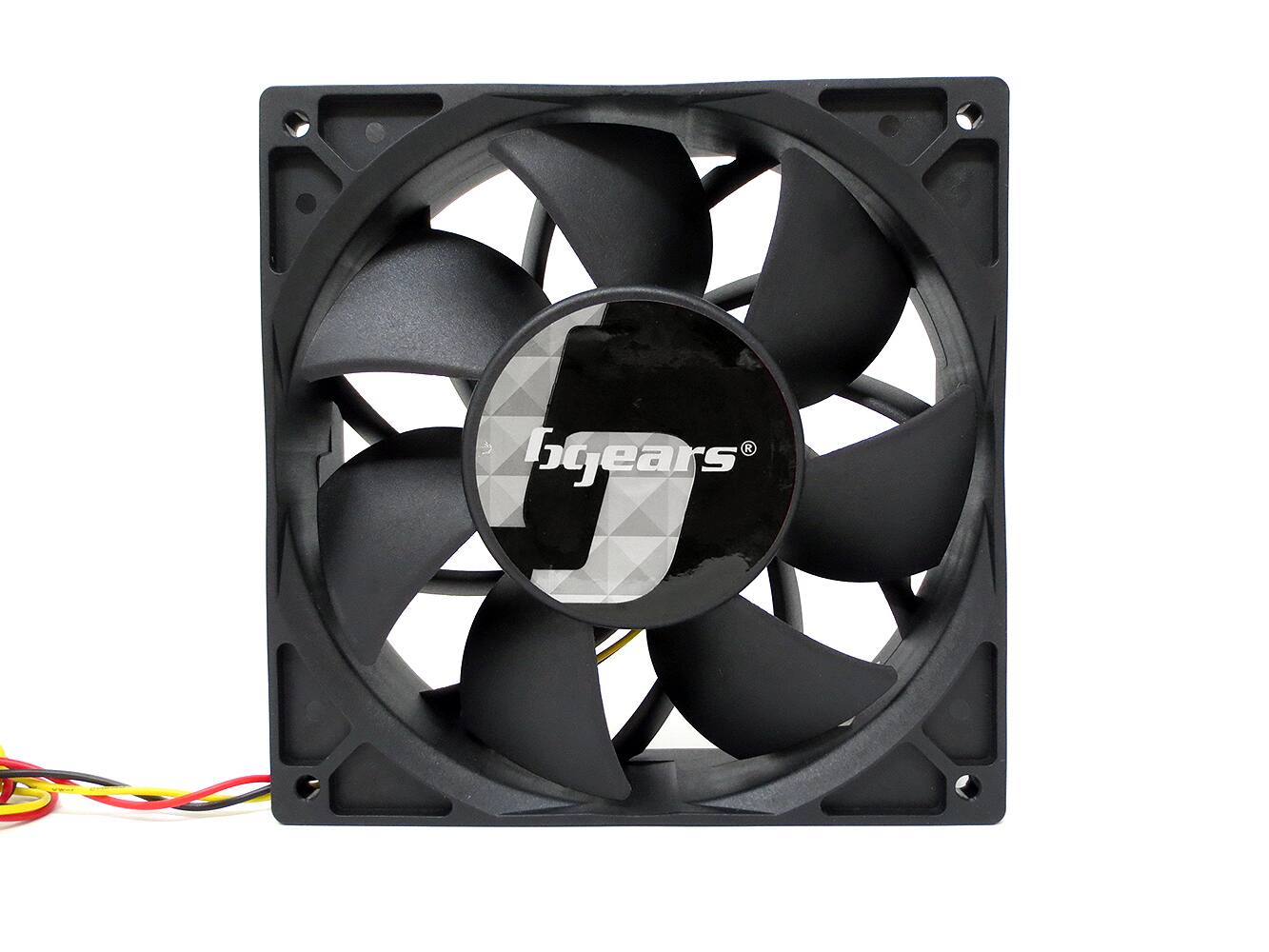 Front. Bluegears - b-Blaster 24V 140x38 Hi-Speed 5200RPM with 308CFM 2 ball bearing fan Black - Black.