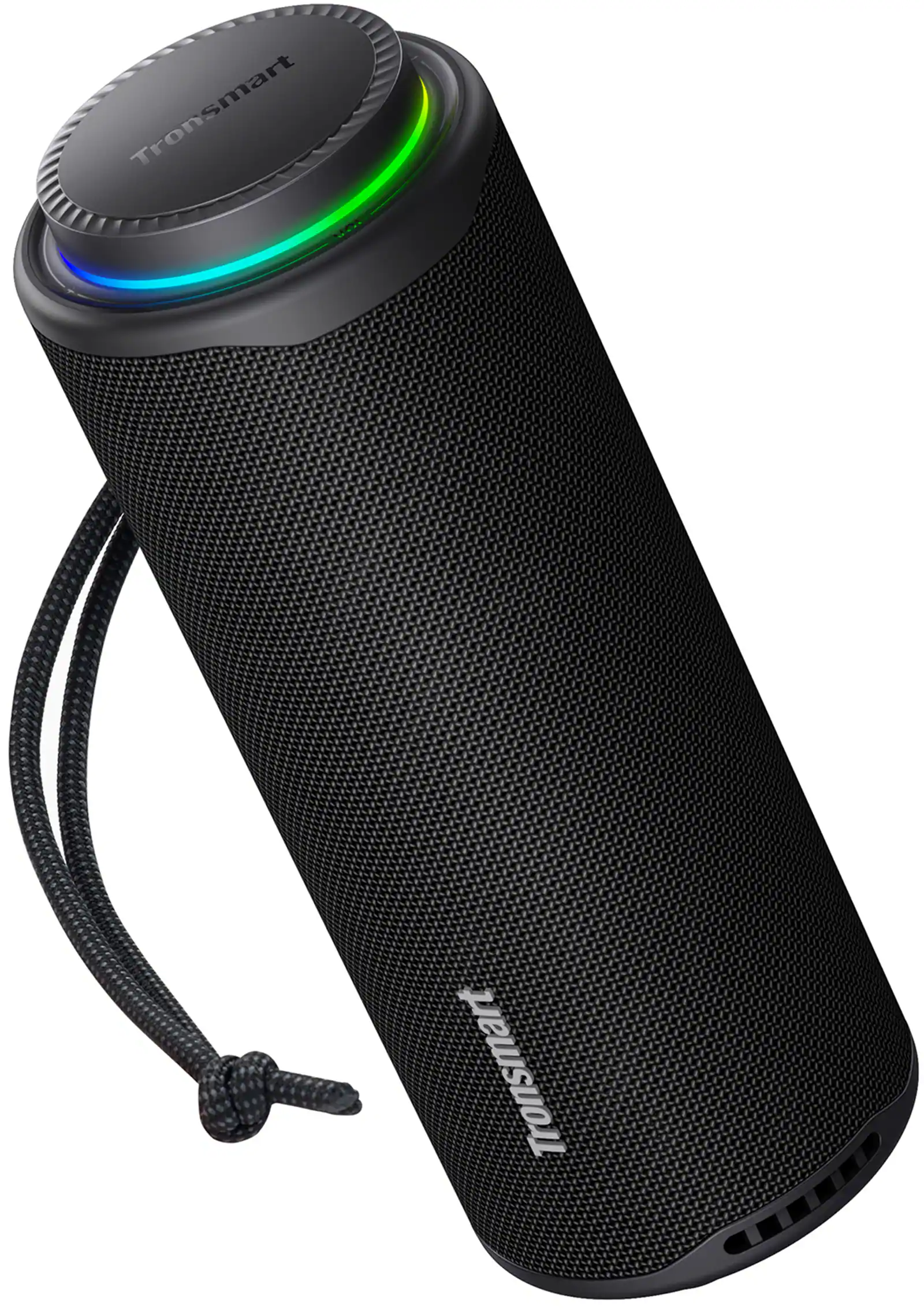 Tronsmart - T8 Portable Bluetooth 5.3 Speaker, 40W 360° Surround Deep Bass, TWS, Custom EQ & RGB, IPX7 Waterproof, 18H for Outdoor - Black