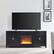 Alt View 2. Camden&Wells - Juniper Crystal Fireplace TV Stand for Most TVs up to 65" - Black.