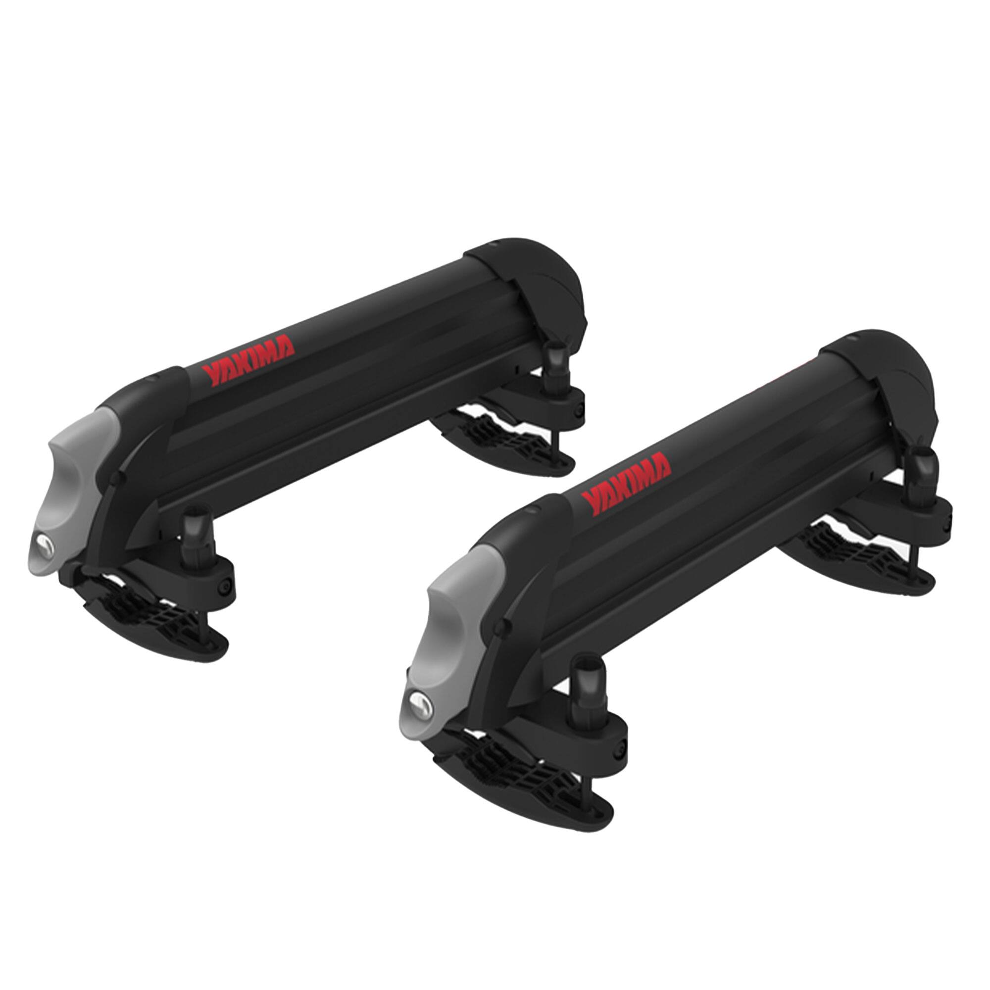 Front. Yakima - YAKIMA ReelDeal Padded Rooftop Rack Fishing Rod, Ski, and Snowboard Mount, Black - Black.