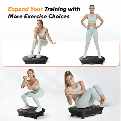 Portable Vibration Plate for Beginners - Affordable, Mini & Slim | MERACH, CV30 / Black Portable Vibration Plate for Beginners - Affordable, Mini & Slim | MERACH, CV30 / Black