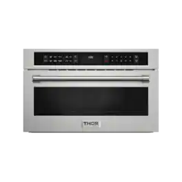 Thor Kitchen - 1.6 Cu. Ft. Built-In Microwave Oven with Air Fry - Stainless Steel