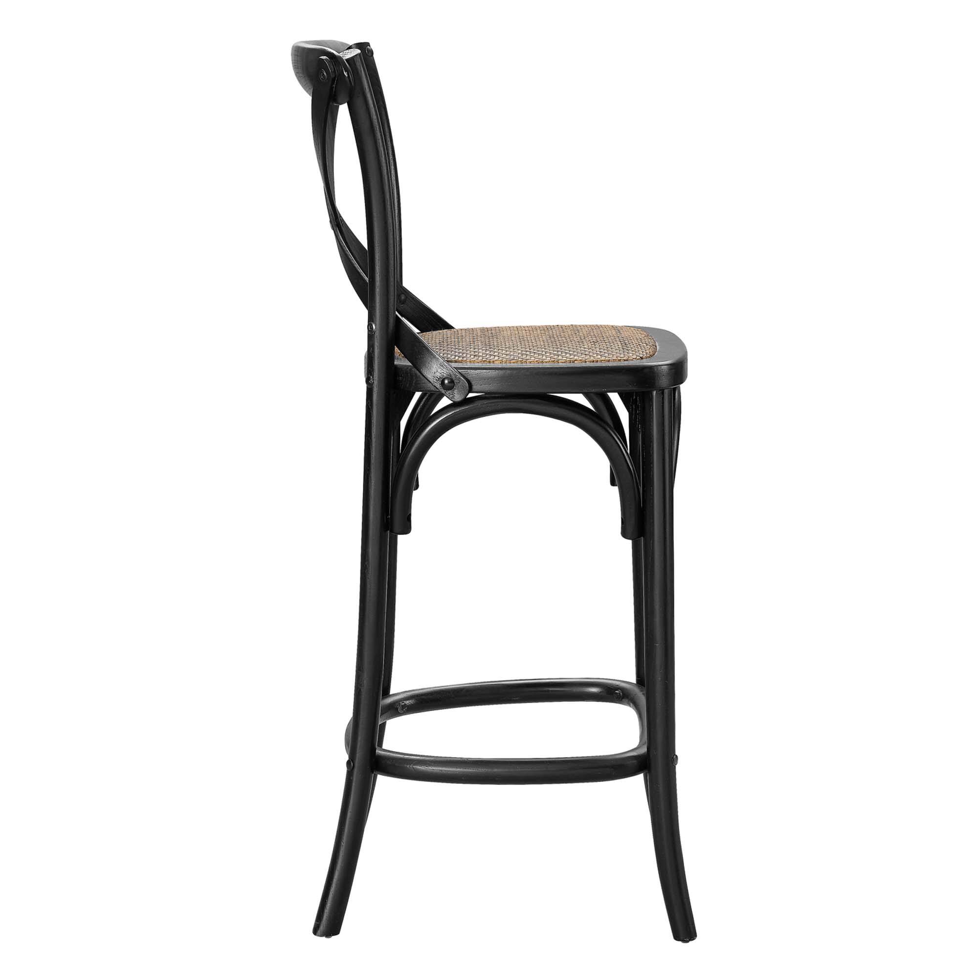 Alt View 2. Modway - Gear Counter Stool by Modway - Black.