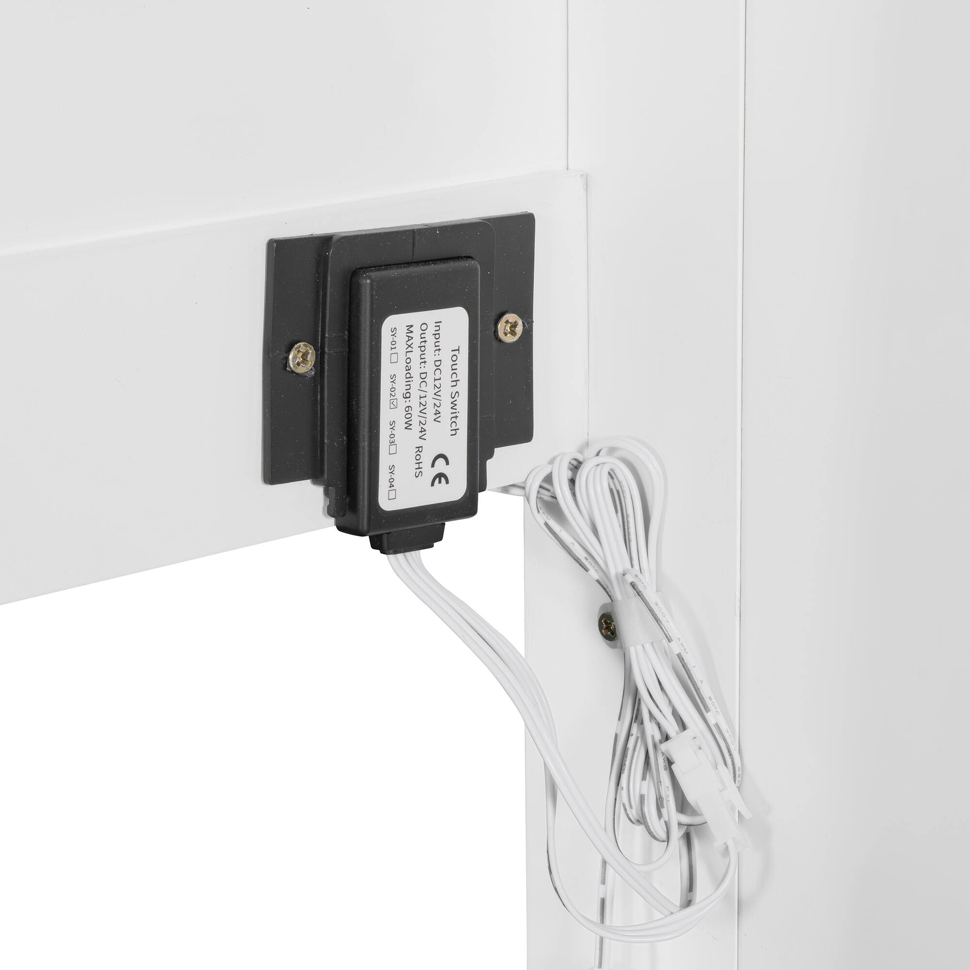 CITO-AS Output: Input: 63so/e MAXLoading: // E:DCTSAISVA Touch MOS Switch XOAS 5V-04 ROHS CE

Input: DC12V/2A
Output: DC12V/2A
Touch Switch
CE