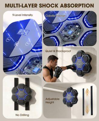 MULTI-LAYER SHOCK ABSORPTION

9-Level Intensity

Quiet & Shockproof

Adjustable Height

No Drilling