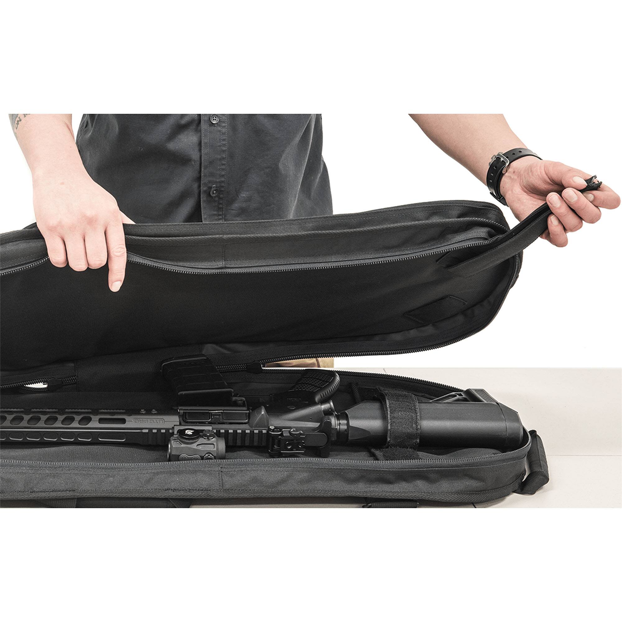 Alt View 4. UTG - UTG 34" Responder Sling Pack, Black - Black.
