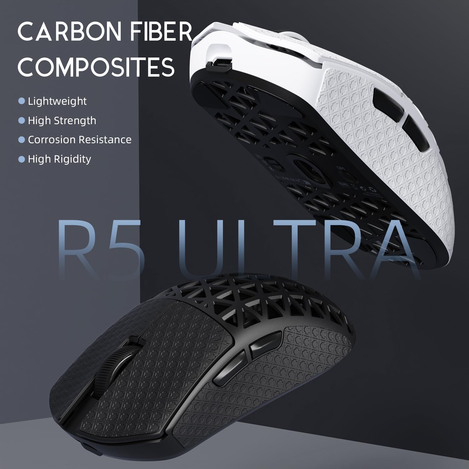 CARBON FIBER COMPOSITES

- Lightweight
- High Strength
- Corrosion Resistance
- High Rigidity

R5 ULTRA