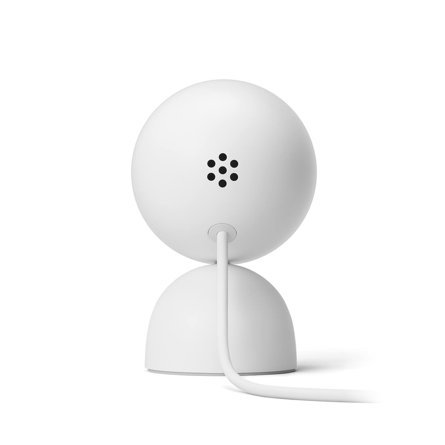 Alt View 5. Google - Nest Cam Indoor (wired, 3rd gen) - Latest Model - 2K Video and Gemini - Snow.