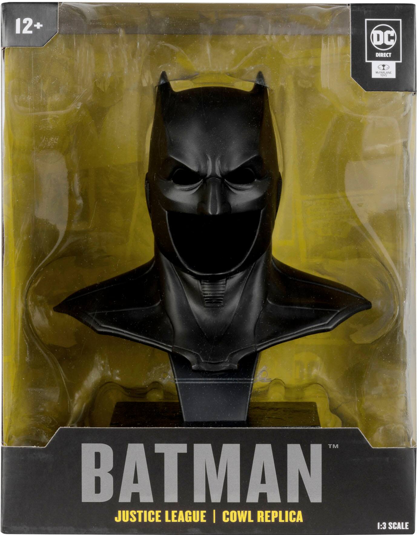 12+ DC DIRECT MITARLAN  SYS  TM BATMAN JUSTICE LEAGUE I COWL REPLICA 1:3 SCALE