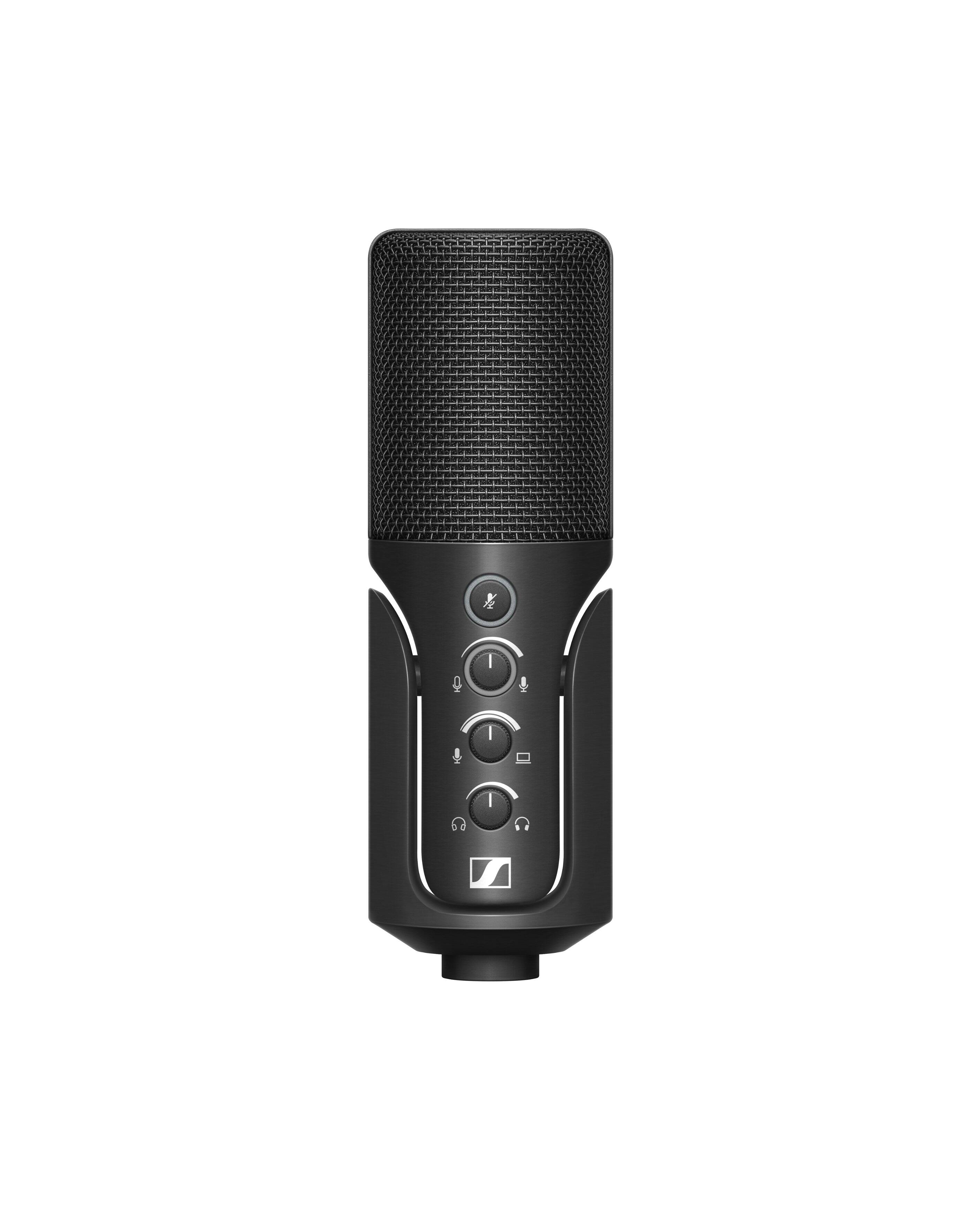 Alt View 13. Sennheiser - Profile USB Condenser Microphone with Desktop Stand - Black.