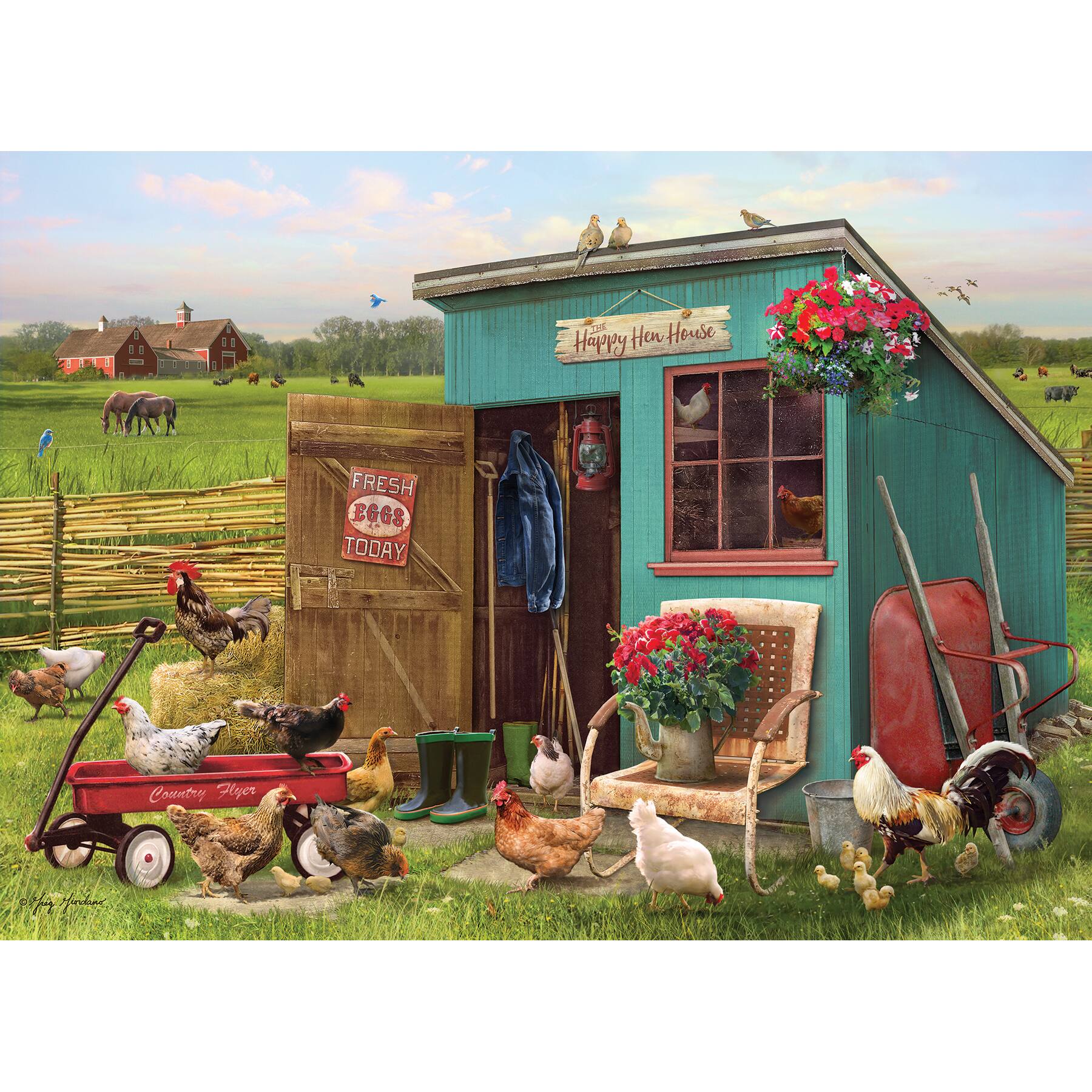 A Happy Hen House Fresh Eggs Today Country Hollow Farms