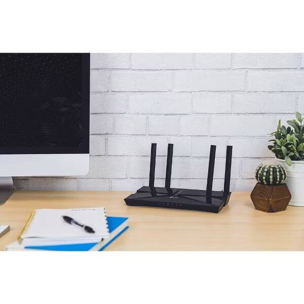 Alt View 3. TP-Link - Archer AX1450 WiFi 6 Dual-Band Wireless Router | up to 1.45 Gbps Speeds.