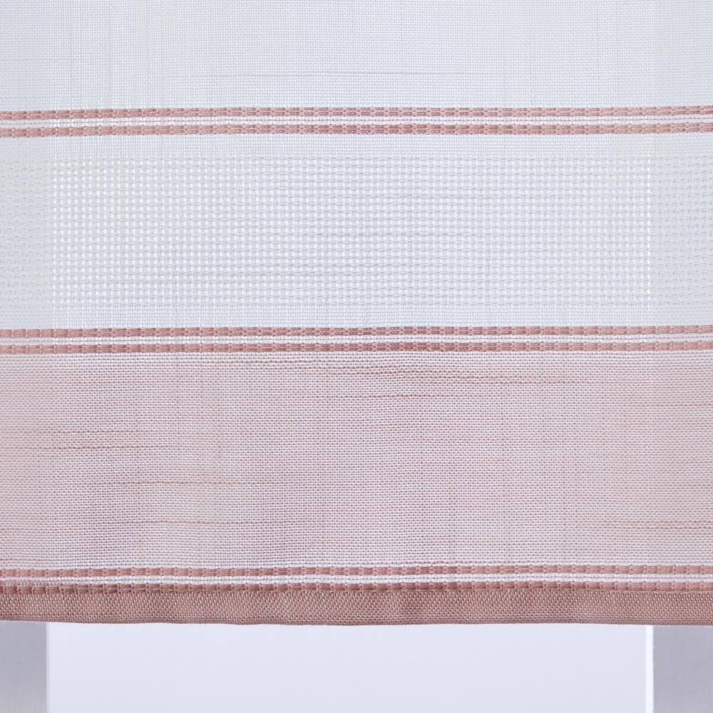 Angle. SKL Home - SKL Home By Saturday Knight Ltd Carrick Stripe Valance - 56" x 13" Pink - Pink.
