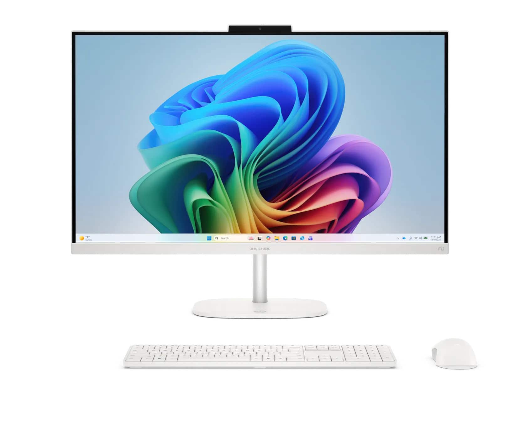 "HP - OmniStudio 27"" FHD Touchscreen All-in-One Copilot+ PC - Intel Core Ultra 5 325, 16GB RAM, 1TB SSD, Windows 11 Pro - Cotton White" price history on PriceWatchPro