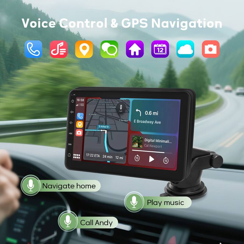 Voice Control & GPS Navigation

Navigate home
Play music
Call Andy

0.6 mi to E Broadway Ave
17:22 ETA 24 min 12 mi

Digital Minimalist
Cal Newport
